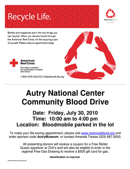 Autry National Center Community Blood Drive
